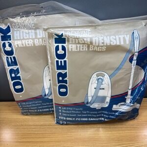 NEW 2 x 12 = 24 Genuine Oreck FC1000 Vacuum‎ Disposable High Density Filter Bags